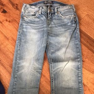 Silver capris great condition